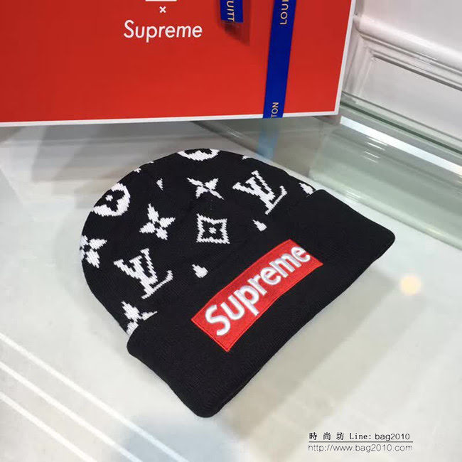 Supreme*LV聯名 經典原單 針織羊毛帽 LLWJ6609